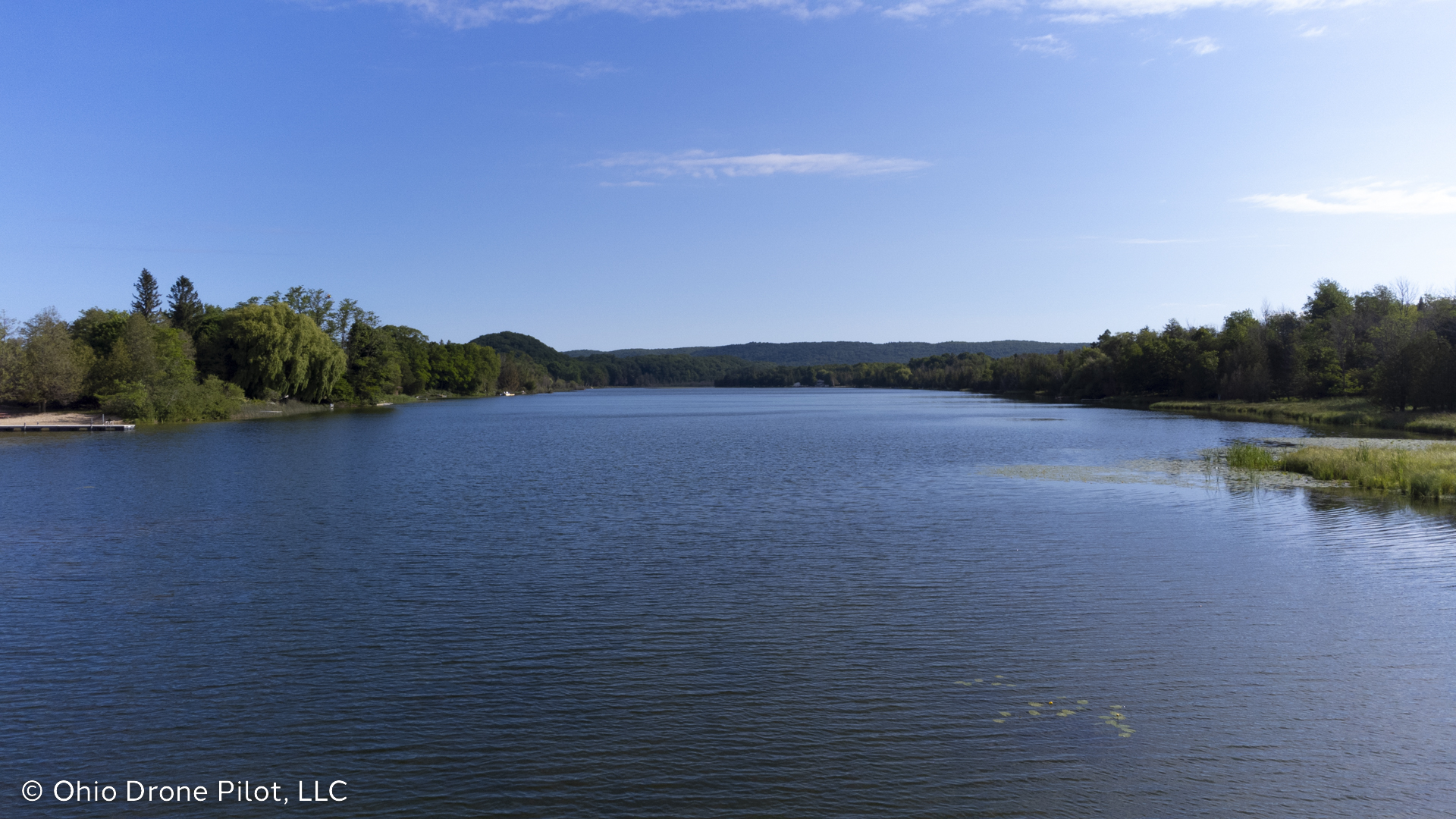 The pond behind the beach at Empire, Michigan